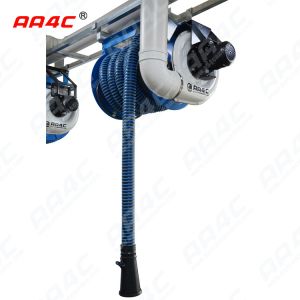 AA4C car exhaust extracting system auto vehicle exhaust manual fixed tumbler