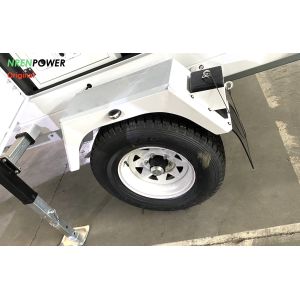 solar power light tower-9m hydraulic mast-4x435 solar panels-8x200AH batteries