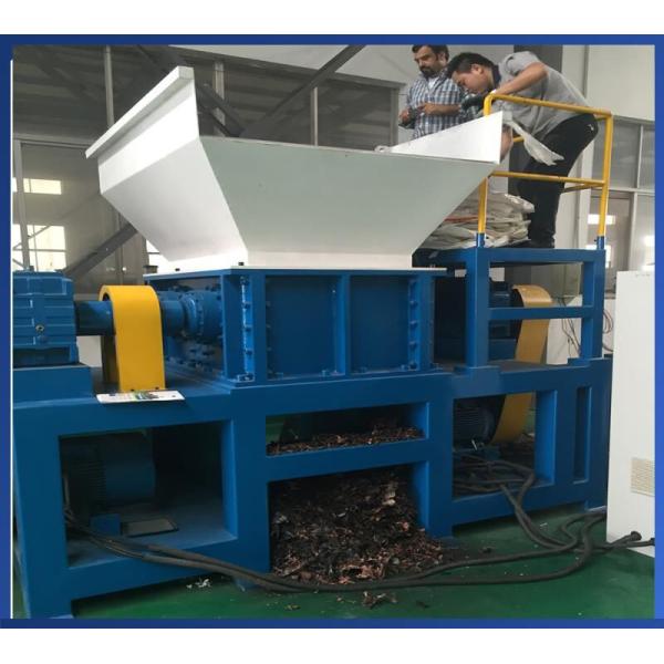 Cardboard Shredder Double Shaft ShredderWaste Shredder Machine With CE