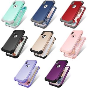 2018 New Air Cushion deisgn PC TPU Hybrid 3 in 1 Shockproof Armor phone case for