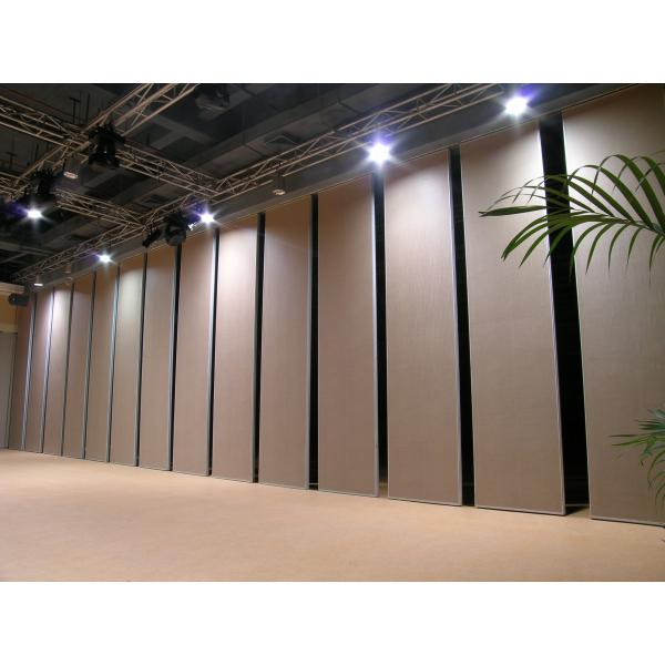 Top Hanging Folding Sliding Partition Wall For Exhibition Hall / Art Gallery