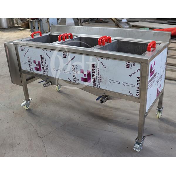 Snack Potato Chip Fryer Equipment , Restaurant Chicken Deep Fryer Machine