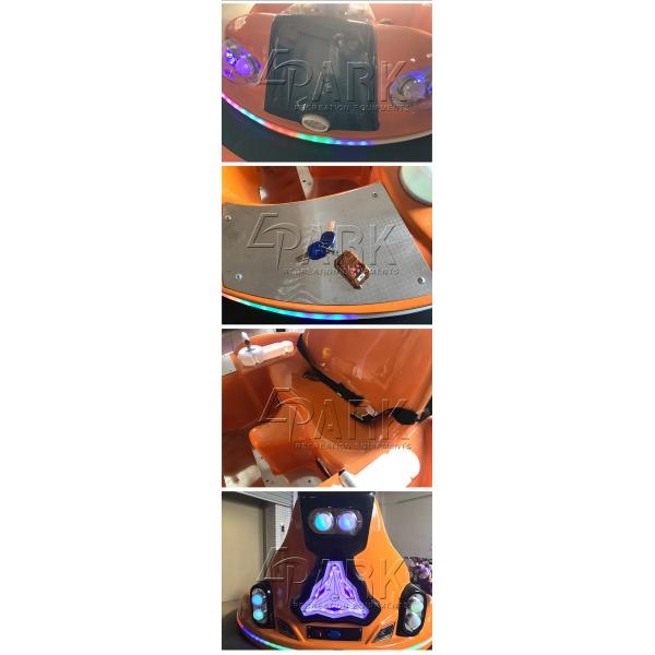 Air Spring UFO Music Shooting Kids Bumper Car Working Time 8 - 10 Hours