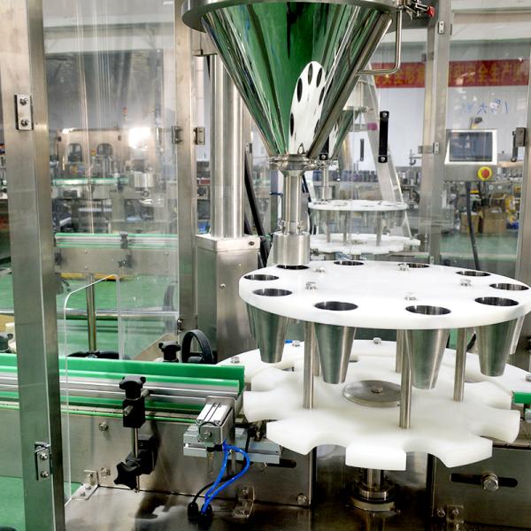 320 KG Core Components PLC Powder Bottle Filling Equipment for Automatic Production