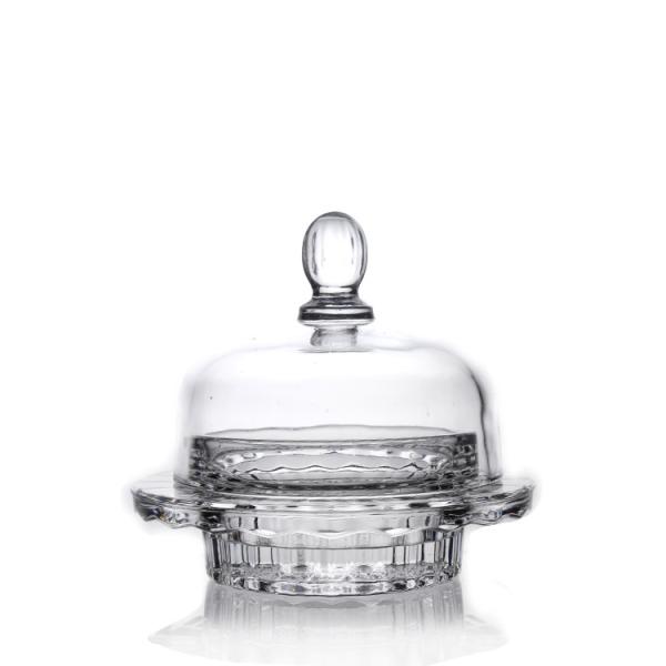Buy Clear Classic Round Pattern High Quality Butter Dish at wholesale prices
