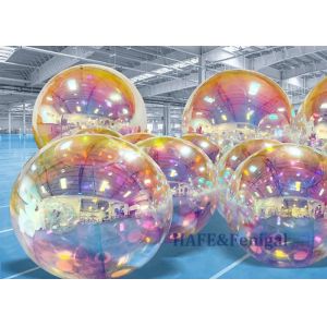 Big Shinny PVC Inflatable Reflective Ball /Inflatable Christmas Mirror Sphere
