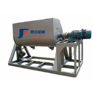 Ribbon Industrial Powder Mixer , SS304 Dry Powder Blending Equipment