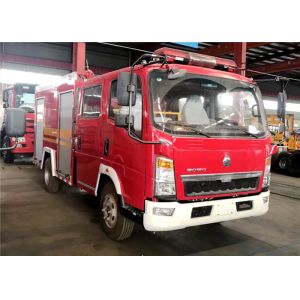 RHD Sinotruk HOWO 4X2 Fire Rescue Truck With YUCHAI Engine