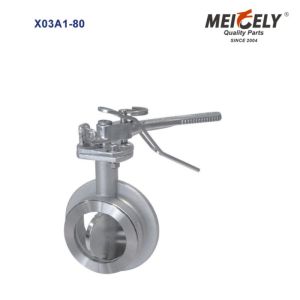 Sanbitary Aseptic Sampling Valve Flange Widdop Butterfly Valve For Water Tank