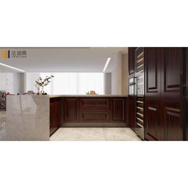 European Stainless Steel Kitchen Cabinets with Space Divider