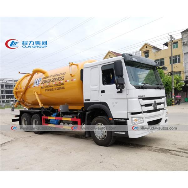 Buy 18000L Sinotruk HOWO Vacuum Suction Truck With Tipping System at wholesale prices