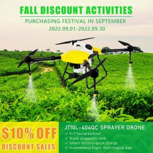 8 Nozzles Farming Drone Sprayer Smart Batteries Series Spray Pump Drone