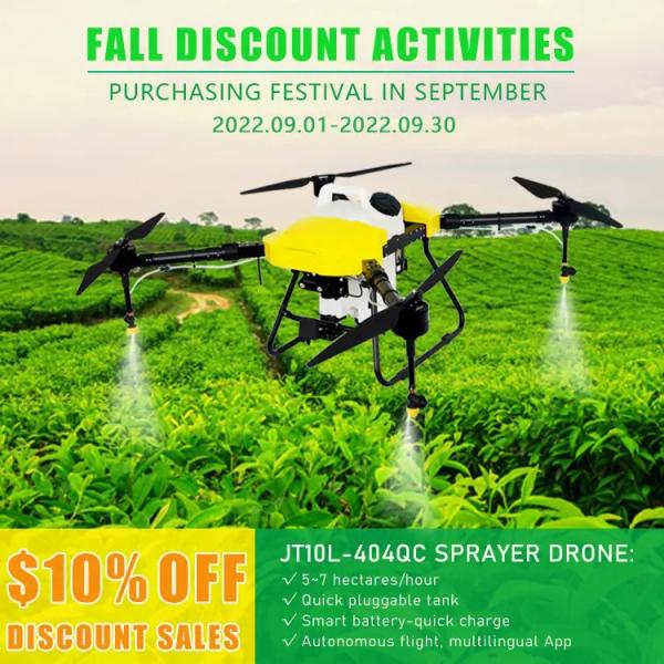 Buy 4 Aixes Agricultural Spray Drone Smart Batteries Fertilizer Spray Drone at wholesale prices