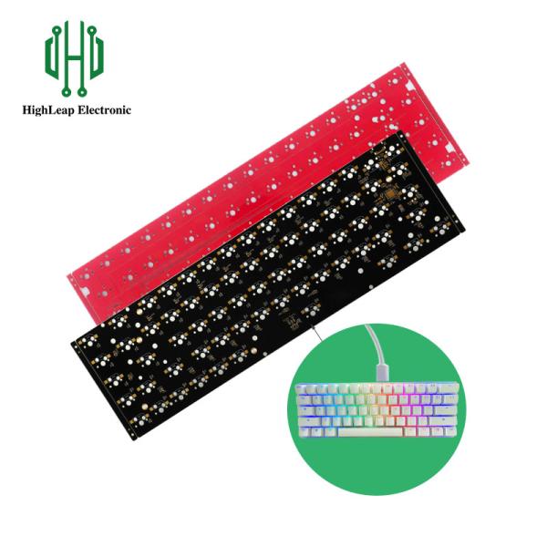 Buy High Quality Gk61 60 60% Wireless Hotswap Keyboard Pcb Mechanical at wholesale prices