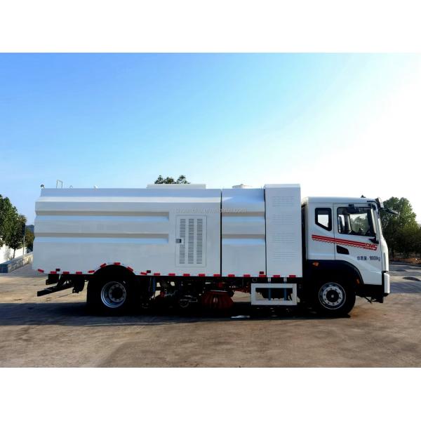 Dongfeng 4x2 Four Wheel Steering Mechanical Dry Wet Sweeper Road Design Street Vacuum Pure Suction Clean Road Trucks Vehicle