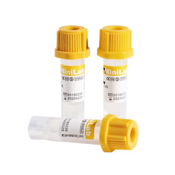 Buy CE Approved Micro Blood Collection Tube Sterile 0.5ml at wholesale prices