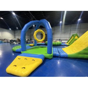 Water Play Equipment Game Custom Commercial Outdoor New Green Inflatable