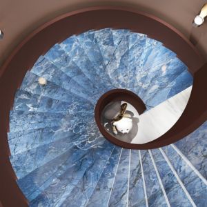 9mm Polished Blue Porcelain Floor Tile PEI 4 800x2600mm