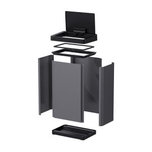 Household Removable Kitchen Living Room Large-Capacity Stainless Steel Hand