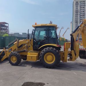 Used Excavators Caterpillar Backhoe Loader With Lifelong Remote Technical