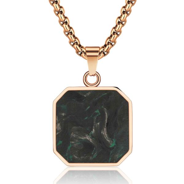 Anniversary Gift Forged Carbon Fiber Pendant Metal Men's Carbon Fiber Cross