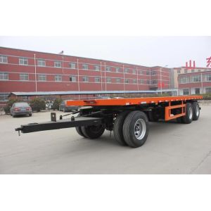 China Heavy Duty Full Trailers With Draw Bar Fence AND9407CCY Load Capacity 25t-35t on sale