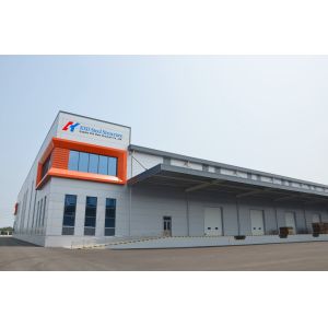 Custom Coated Steel Structure Prefabricated Metal Warehouse Hangar Building
