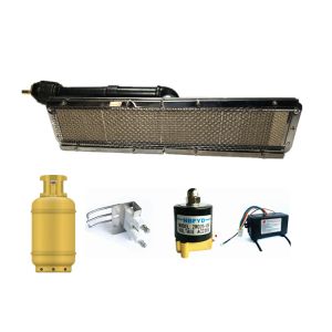 Infrared NG LPG Propane Catalytic Gas Burner For Disposable Glove Oven