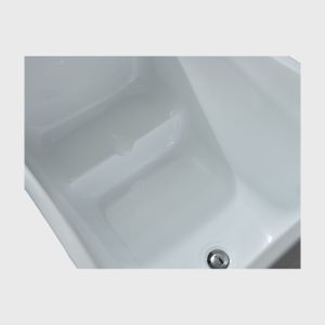 Mini Acrylic Ese Deep Bubble Spa Back To Wall Bathtubs For Small Home