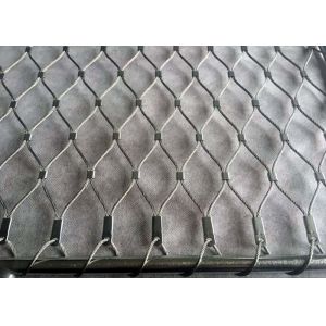 SGS Stainless Steel Balustrade Wire Mesh X- Tend Cable Ferrule Type Mesh For