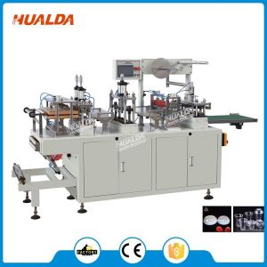 China High Speed Plastic Lid Forming Machine Over 0.2 M3 / Min Consumption on sale