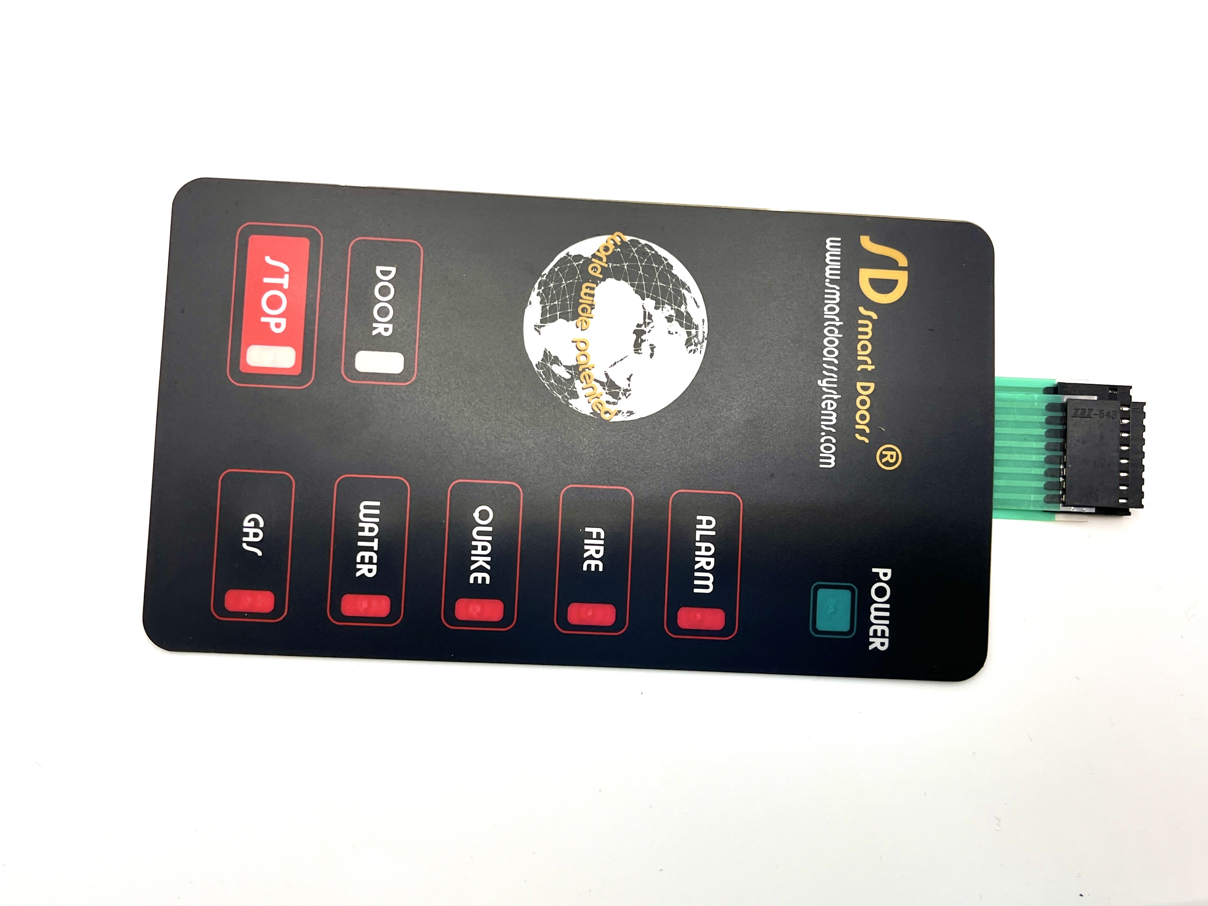 Non Tactile Flat Membrane Switch Dustproof For Electronic Controller