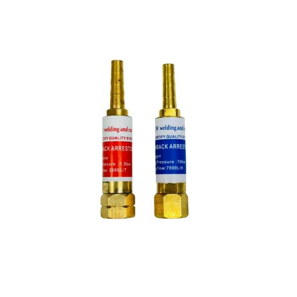 2600L/T 7000L/H Brass Copper Upper Welding Flashback Arrestor for Oxygen and Acetylene