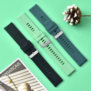 20mm Environmentally Friendly Silicone Watch Strap Quick Release Design