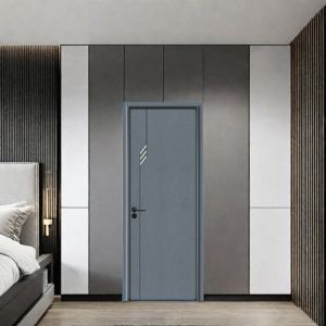 Bedroom WPC Hollow Door Moisture Resistant Heat Insulation