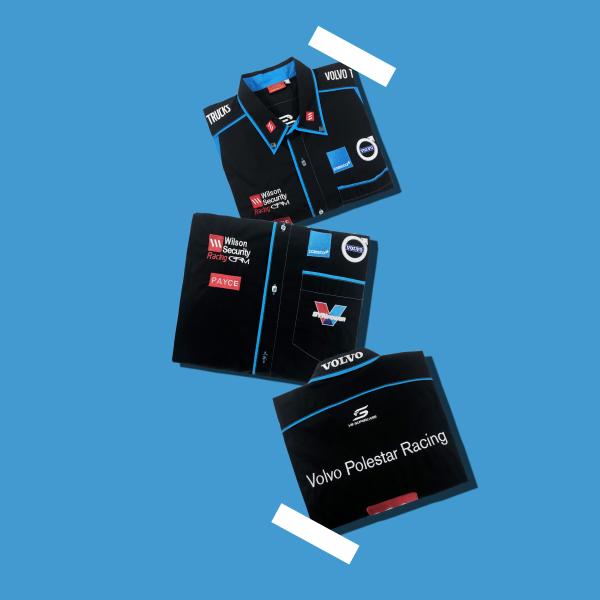 Custom Designs Sublimated Racing Team Wear Shirt Breathable and Quick Dry Sportswear