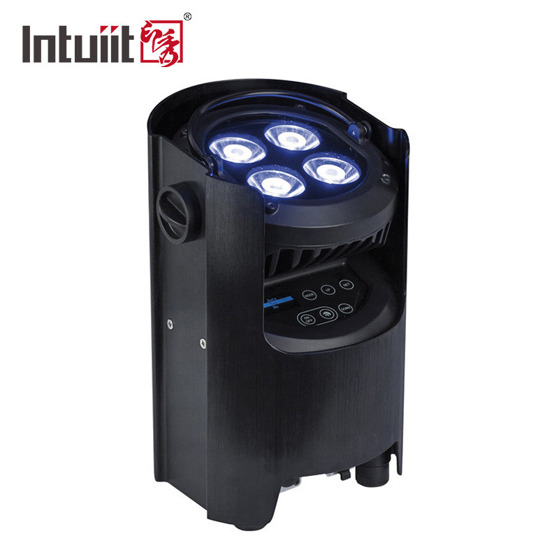 Stage Party Battery Wireless Uplight Par 4x12w RGBWAUV 4 In 1 Dj Par Light IR