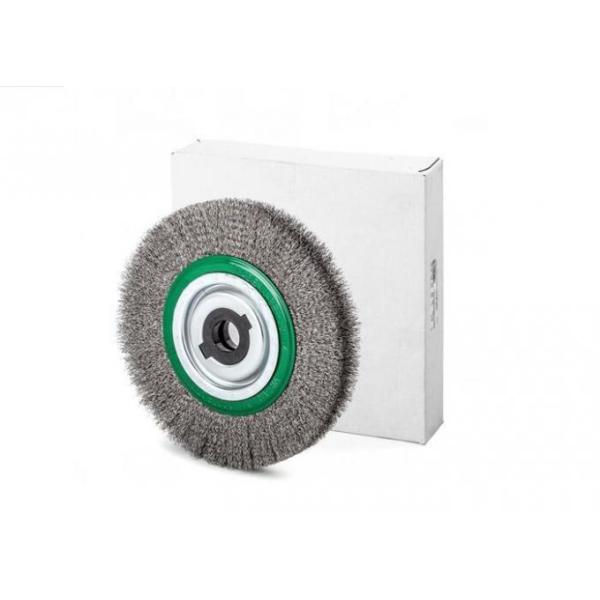 200mm OD Steel Wire Wheel Brush / Stainless Steel Wire Brush For Bench Grinders