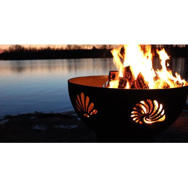 Steel Fire Pit Round Black Outdoor Corten Steel Fire Pit Steel Designer Fire Pit