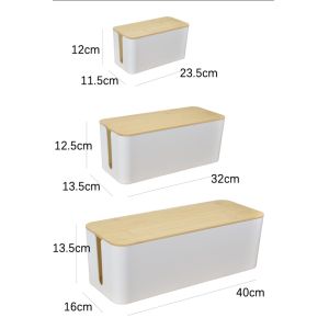 Home Safety 3kg Wire Management Box Socket Cable Hold Container