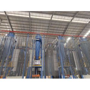 Quality Online Pre-treatment Flexible Control System Full-Automatic Vertical Powder Coating Line for Aluminum Profiles for sale