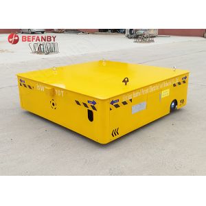 Q235B Steel Wireless Trackless Transfer Cart Battery Driven 25 Tons