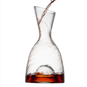 Porron Clear Glass Wine Decanter Pourer For Restaurant