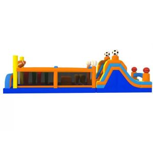 Funny Sports Inflatable Obstacle Course Race Full Digital Printing