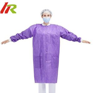 Visitor Coat Polypropylene Nonwoven Disposable Lab Coats