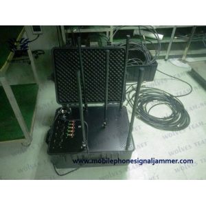 Portable VIP Protection Defence Vehicle Bomb Cell Phone Signal Jammer With DDS