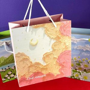 Gravure Printing Custom Order Luxury Boutique Gift Shopping Tote Art Paper Bags