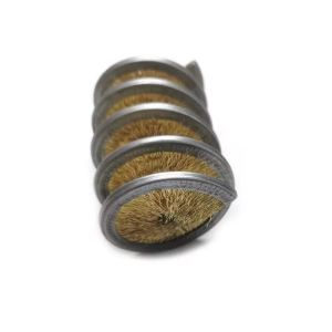 Wire Descaling Inverted Brass Steel Wire Inward Coil Spiral Brush For Wire Rope