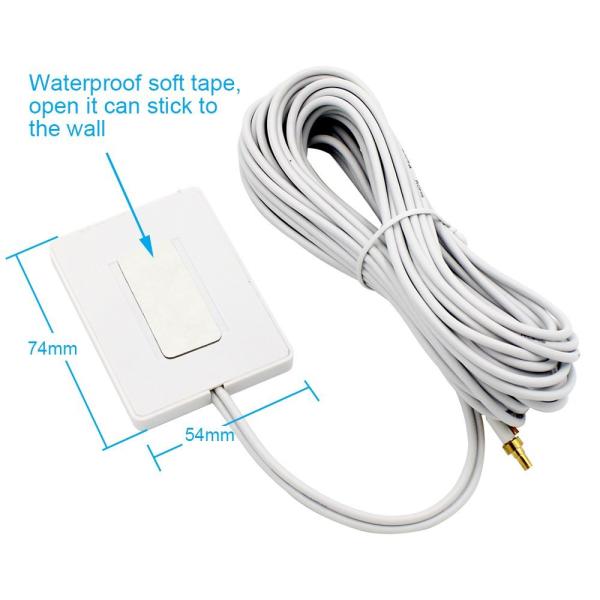 3m Cable Length 12dBi Gain 2-TS9-male Connector MIMO Panel Antenna for 3G 4G LTE Mobile