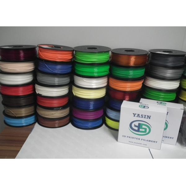 Transparent 3D Printing Filament , Red Color 1kg PLA Filament 1.75mm 2.85mm